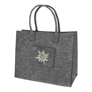 Filztasche Edelweiss Stickerei 42x34cm